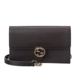 Gucci Leather Wallet on Chain WOC